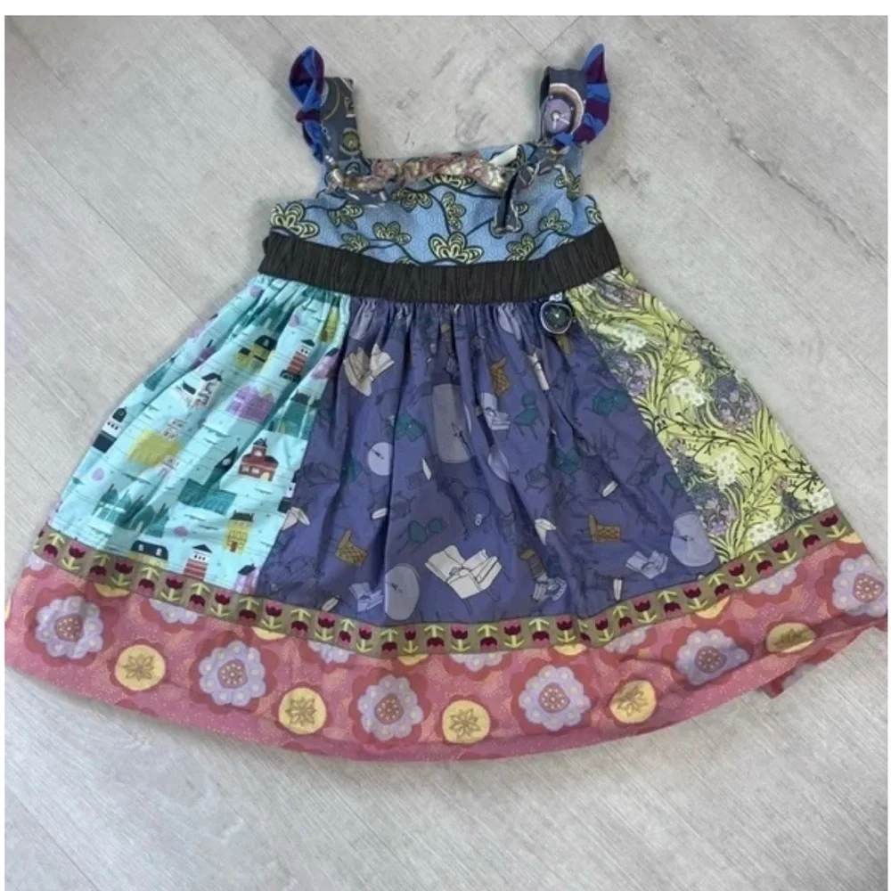 Matilda Jane Broadway Knot Character Counts Sleeveless Dress- size 6